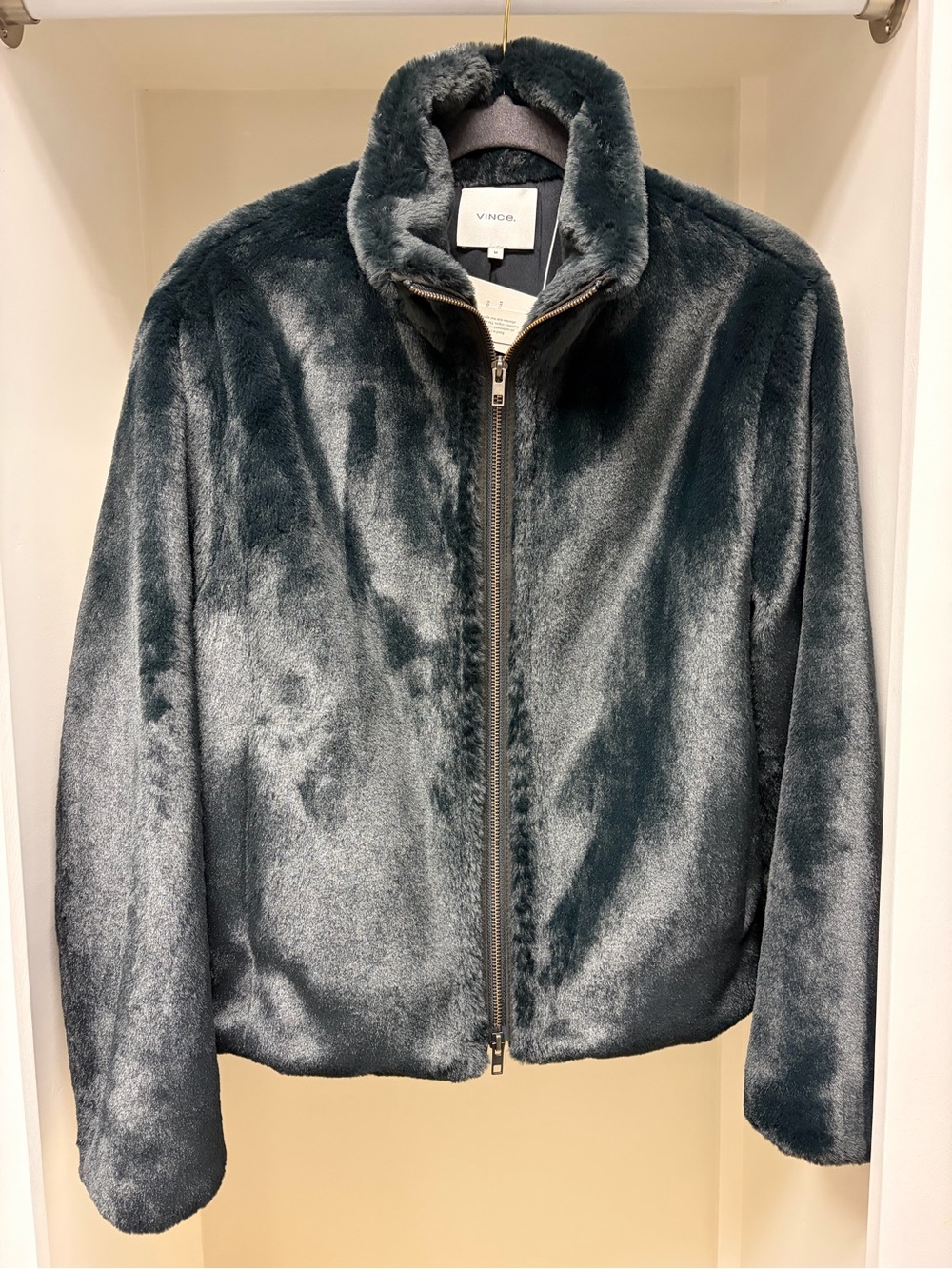 Vince faux fur coat